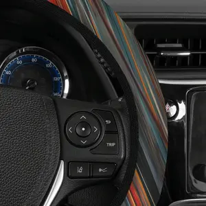 Road To Brotherhood Car Steering Wheel Cover