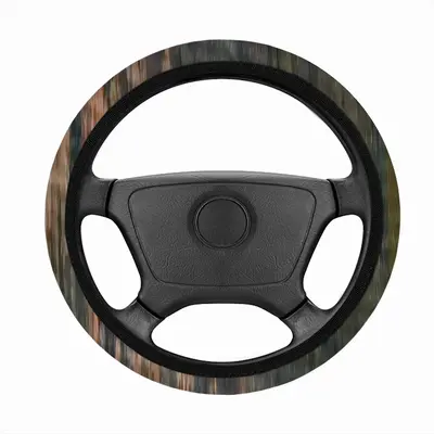 Golden Sunset Car Steering Wheel Cover