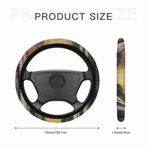 Among The Waterfalls Car Steering Wheel Cover