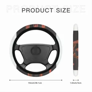 Pain Car Steering Wheel Cover