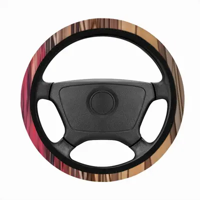 Italian Villa With Bougainvillea Car Steering Wheel Cover