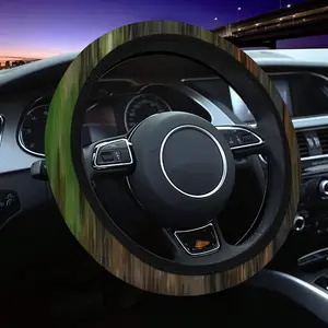 Mountain View Car Steering Wheel Cover