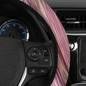 Raspberry Bloom Car Steering Wheel Cover