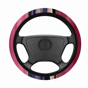 Pink Flamingo Car Steering Wheel Cover