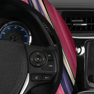 Pink Flamingo Car Steering Wheel Cover