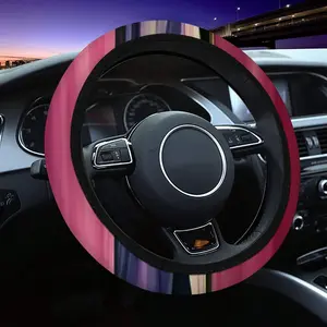 Pink Flamingo Car Steering Wheel Cover