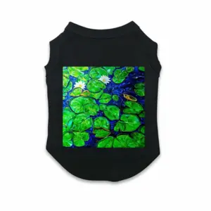 Water Lilies On The Blue Lake Pet Vest