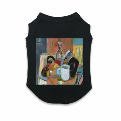 Still Life With Iron (White And Black) Pet Vest