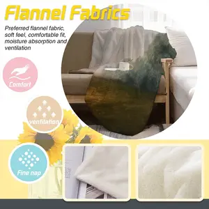 Atmospheric Landscape Flannel Blanket (Multi-Size, Vertical)