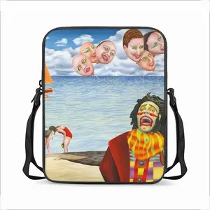 Fear Of Clowns Long Strip Shoulder Bag