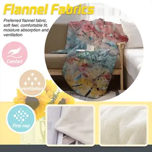 The End Flannel Blanket (Multi-Size, Vertical)