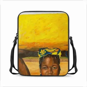 African Girls Long Strip Shoulder Bag