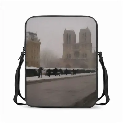 Notre Dame Of Paris From Quai St Michel Long Strip Shoulder Bag