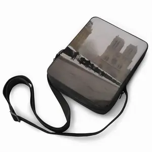 Notre Dame Of Paris From Quai St Michel Long Strip Shoulder Bag