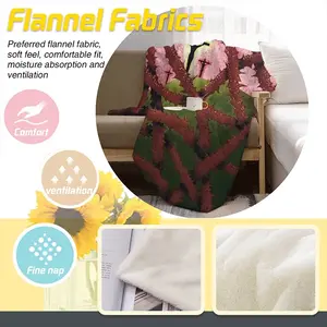 Calvary Through Thorns Flannel Blanket (Multi-Size, Vertical)