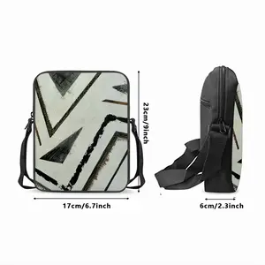 Geometric Ways Long Strip Shoulder Bag