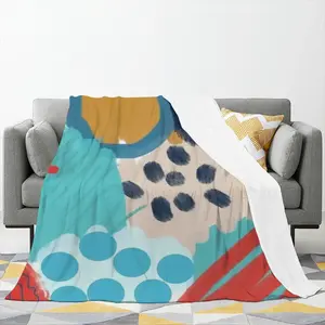 Impressionist Flannel Blanket (Multi-Size, Vertical)