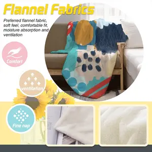 Impressionist Flannel Blanket (Multi-Size, Vertical)