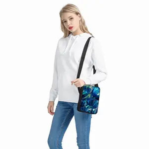 Love Me In Blue Long Strip Shoulder Bag