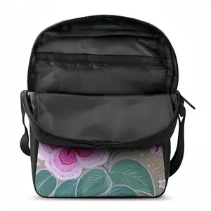 Purple Flowerbed Long Strip Shoulder Bag