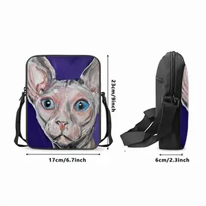 Bald Cat Long Strip Shoulder Bag