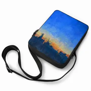 Sunset Cityscape Long Strip Shoulder Bag