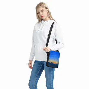 Sunset Cityscape Long Strip Shoulder Bag