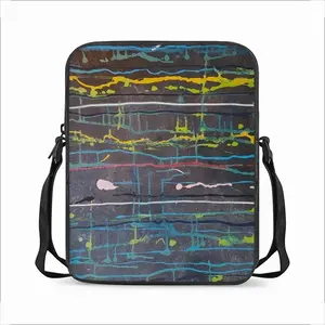 Horizontal Drip Long Strip Shoulder Bag