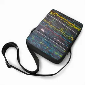 Horizontal Drip Long Strip Shoulder Bag