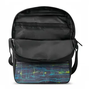 Horizontal Drip Long Strip Shoulder Bag