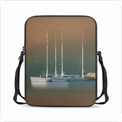 Sailboats F Long Strip Shoulder Bag