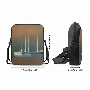 Sailboats F Long Strip Shoulder Bag