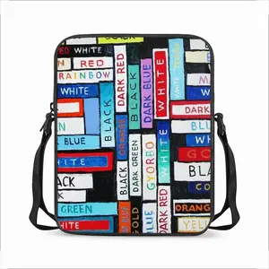 Colour Word Long Strip Shoulder Bag