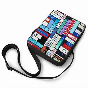 Colour Word Long Strip Shoulder Bag