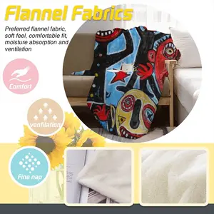 Revolting Old People Flannel Blanket (Multi-Size, Vertical)