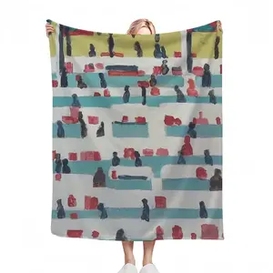 Checkout Flannel Blanket (Multi-Size, Vertical)