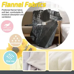 Moorfield Road Flannel Blanket (Multi-Size, Vertical)