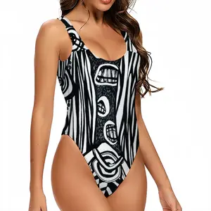 Women Webs One Piece Swimsuit