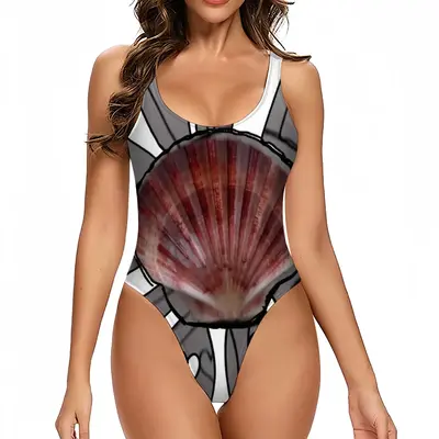 Women Bermuda Shell One Piece Swimsuit