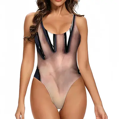 Women Hand One Piece Swimsuit