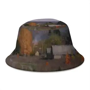 Autumn Village Nikolaevka Fisherman Hat