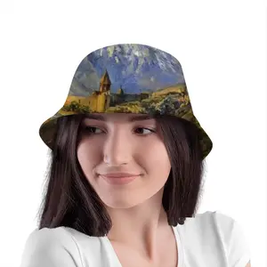 Mountain Ararat And Monastery Khor Virap Fisherman Hat