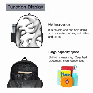 Amorphous Shapes 14 Inch Student Bag