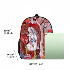 The Fruit- Drawing Ink 14 Inch Student Bag