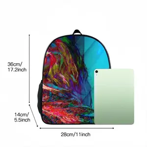 Scrambled Weed 14 Inch Student Bag