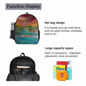 Eclipse Of The Sea 14 Inch Student Bag