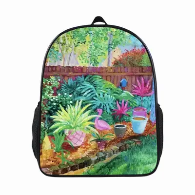 Backyard Garden Ii 14 Inch Student Bag