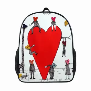 Love Is All Around 14 Inch Student Bag