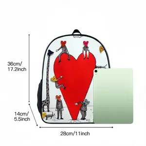 Love Is All Around 14 Inch Student Bag