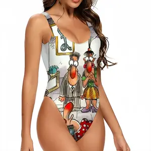 Women Office Injury One Piece Swimsuit